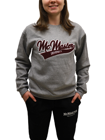 McMaster University Chenille Crewneck Sweatshirt - #7917713