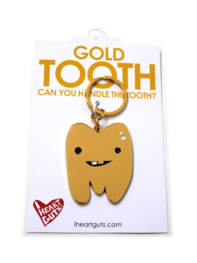 Gold Tooth Keychain - #7646059