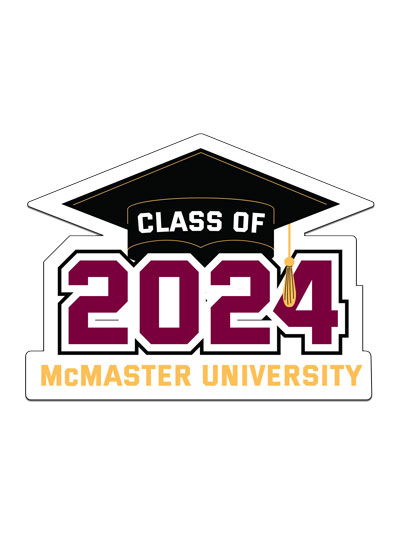 McMaster Grad 2024 Sticker - #7972778